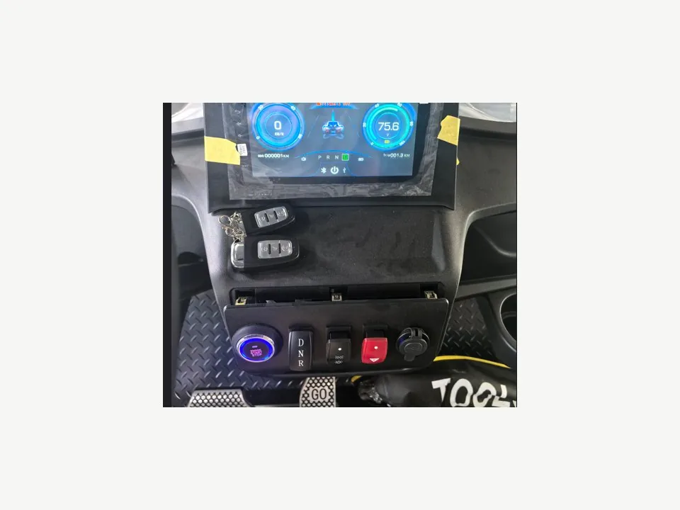 Cadyro golf cart control dashboard detail