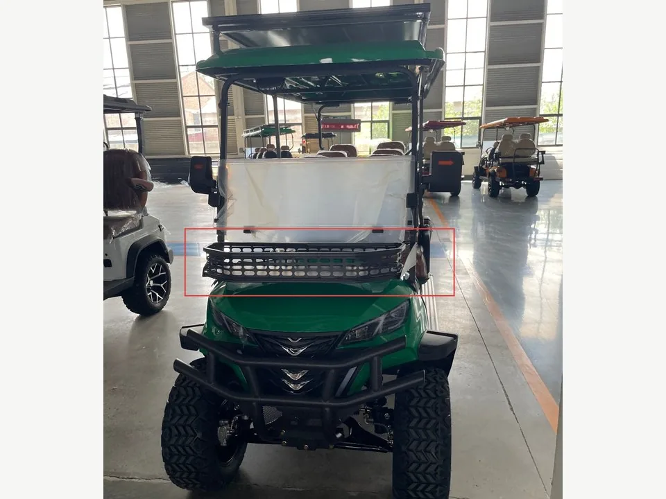 Cadyro golf cart front storage basket detail